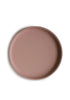 Silikon Teller mit Saugnapf Cloudy Mauve