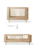 Umbauset für 'Wood Mini+' Babybett zum Juniorbett Eiche