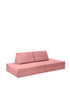 Spielsofa Velours Korallen Altrosa