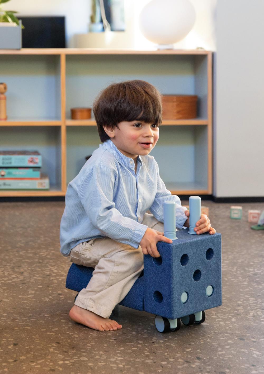 MODU Bauspielzeug 'Curiosity-Set' 14-teilig Deep Blue / Sky Blue