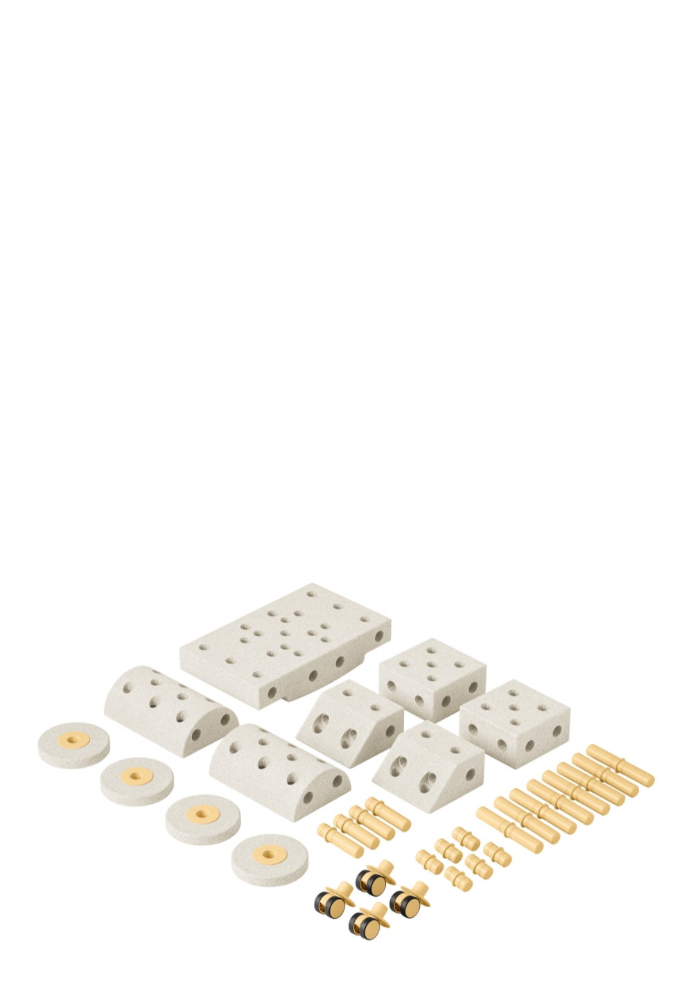 MODU Dreamer-Set, 34-teilig Sand Grey / Honey Yellow