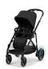 Kinderwagen 'e-Gazelle S' Moon Black / Black Frame