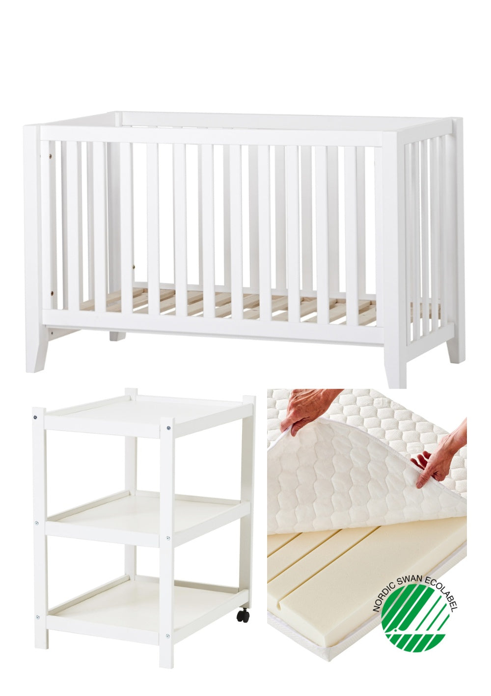 Hoppekids 3-teiliges Babyzimmer-Set 'ANTON' und 'IDA-MARIE'
