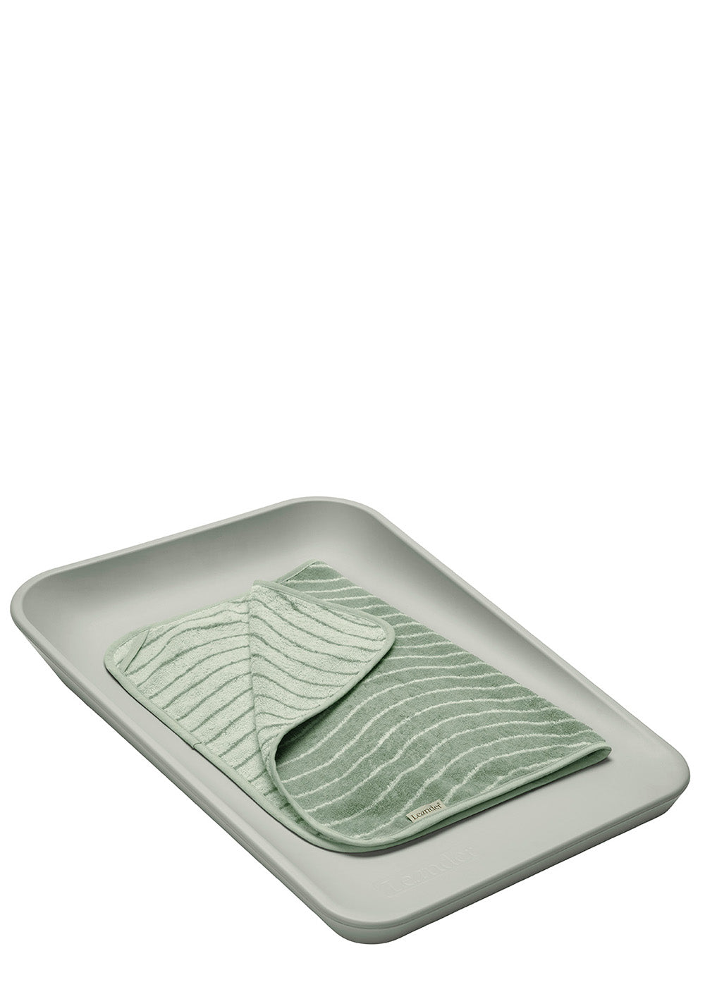 Leander Topper Wickelauflage Organic 'Woodland' Sage Green