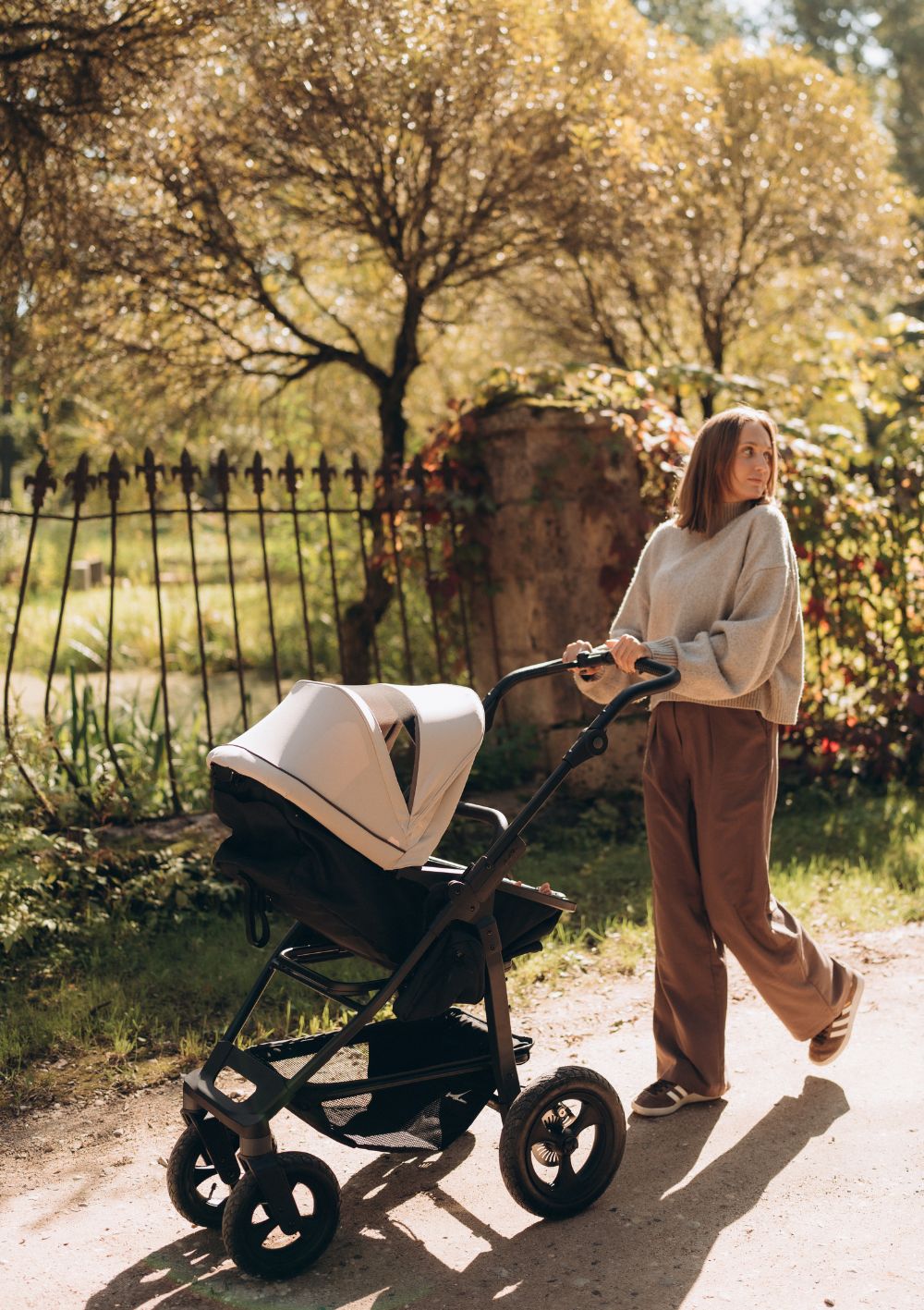 TFK Kombi Kinderwagen 'Mono 4' Sand