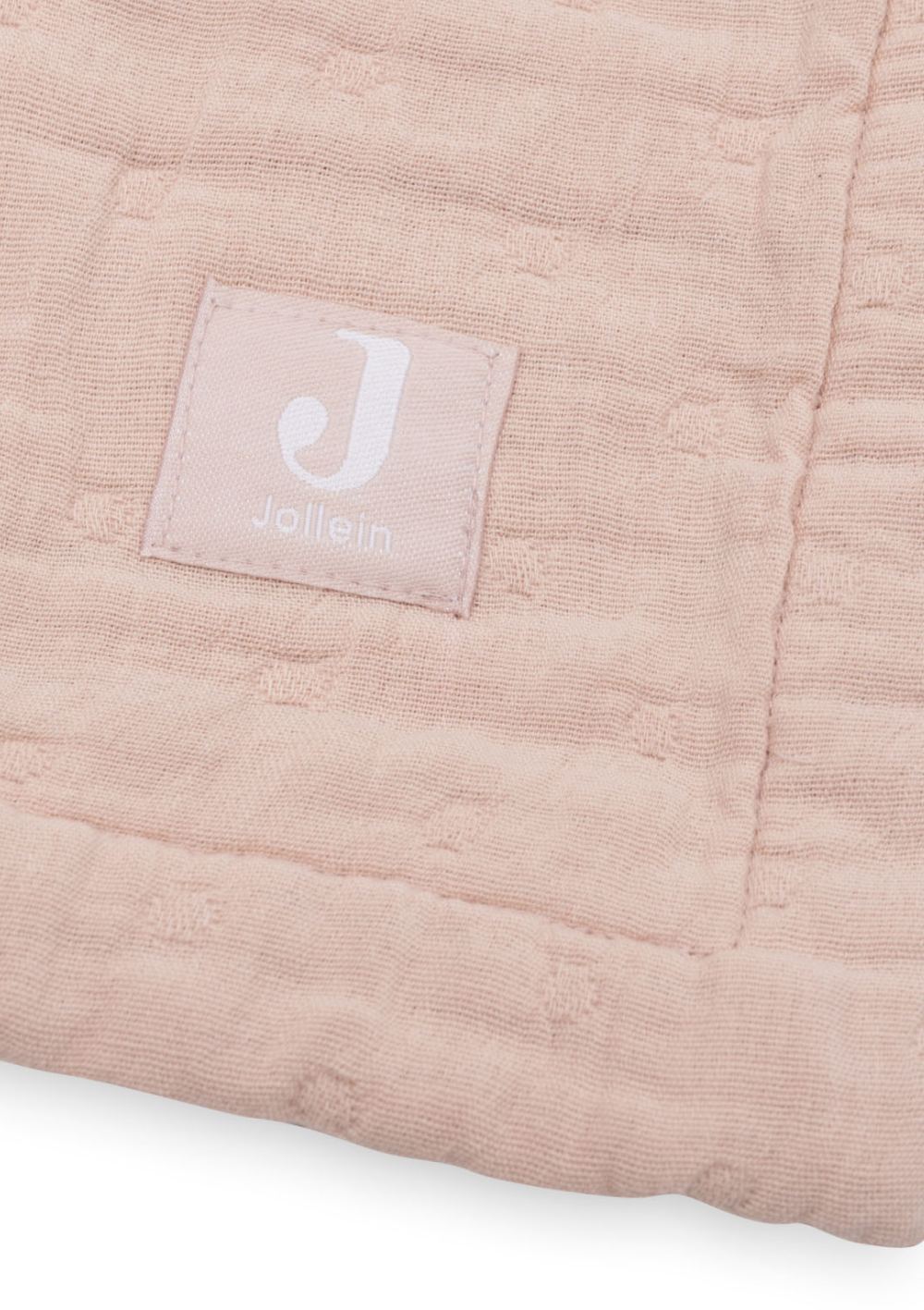 Musselin Decke 'Jacquard' Wild Rose 100 x 75 cm
