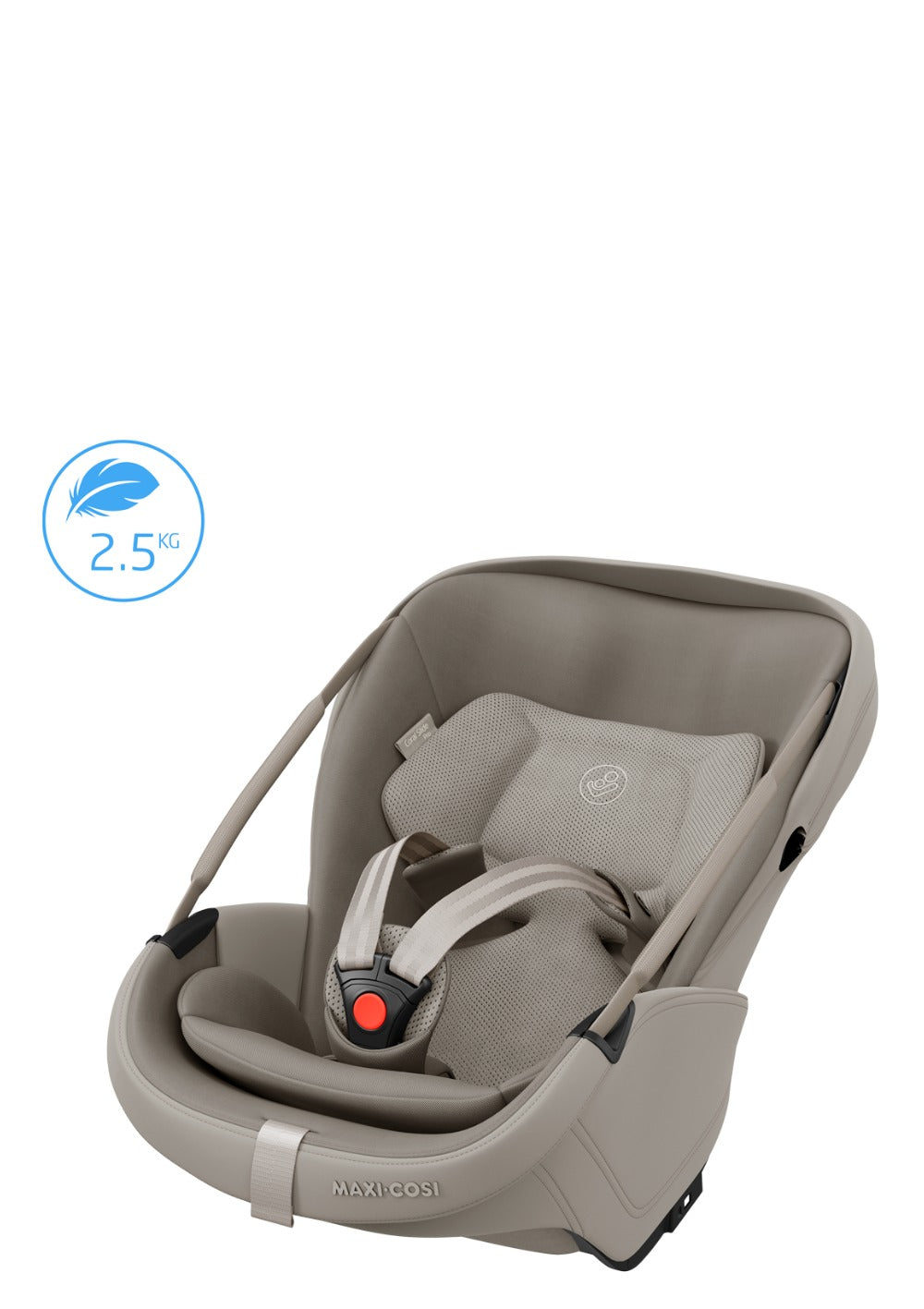 Maxi-Cosi Babyschale 'Coral Slide Pro' Sapphire Sand – Leichtgewicht ohne Gehäuse 2,5 kg