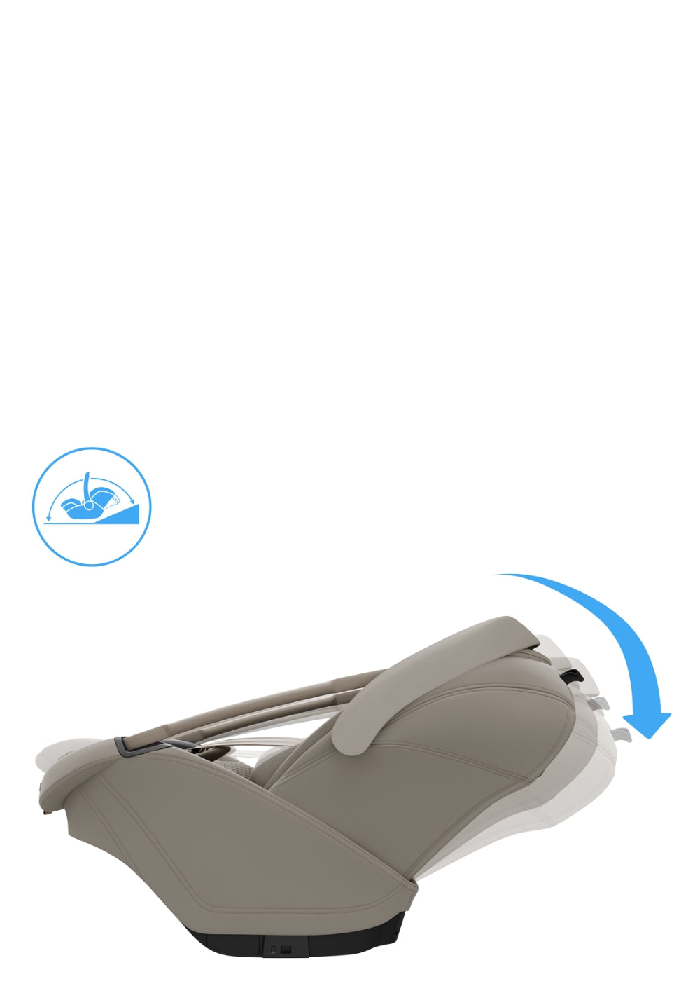 Maxi-Cosi Babyschale 'Coral Slide Pro' Sapphire Sand