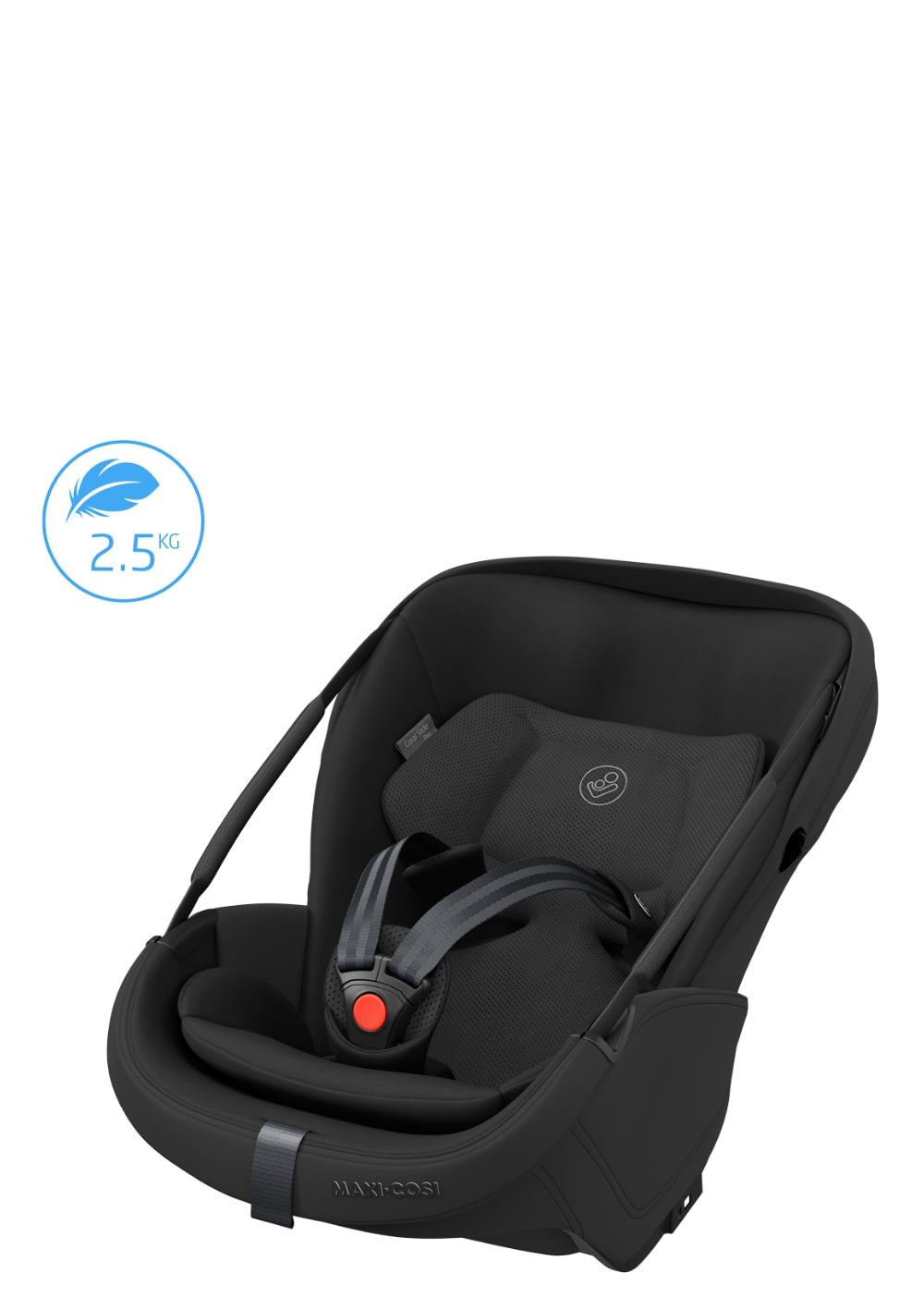 Maxi-Cosi Babyschale 'Coral Slide Pro' Onyx Black – Leichtgewicht ohne Gehäuse 2,5 kg