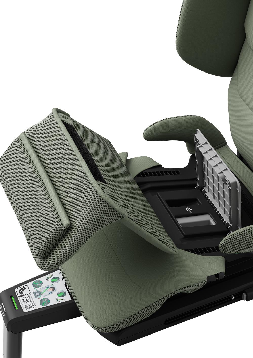 Axkid Folgesitz 'Up' Nordic Bloom Green