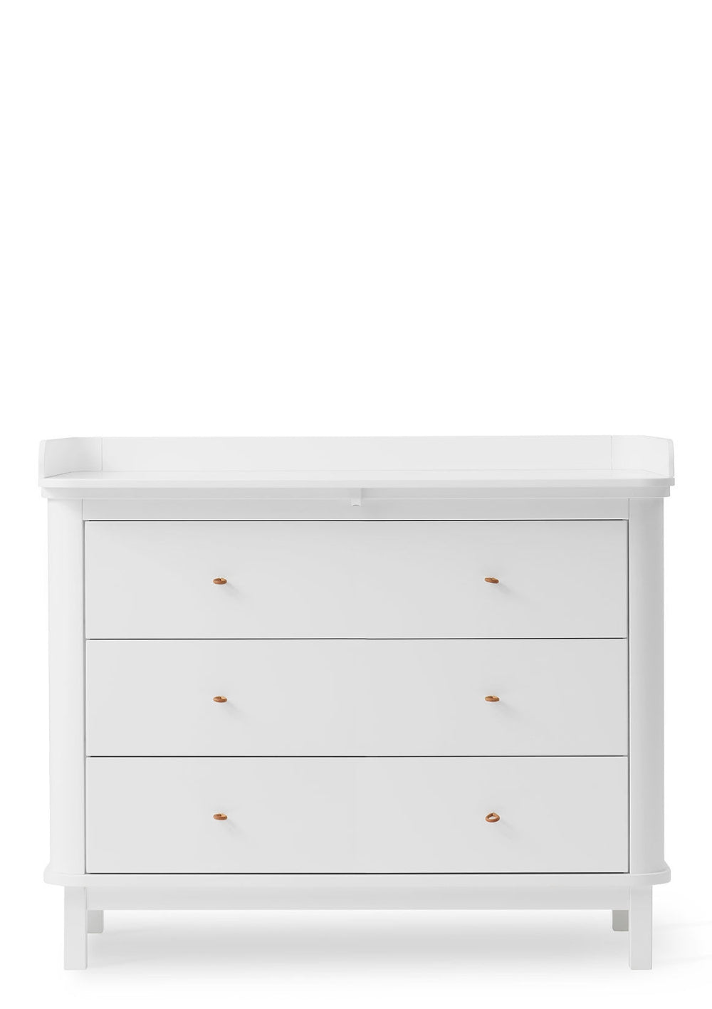 Oliver Furniture 'Wood' (Wickel-)Kommode 3 Schubladen Weiß