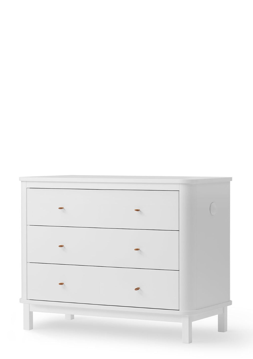 Oliver Furniture 'Wood' (Wickel-)Kommode 3 Schubladen Weiß