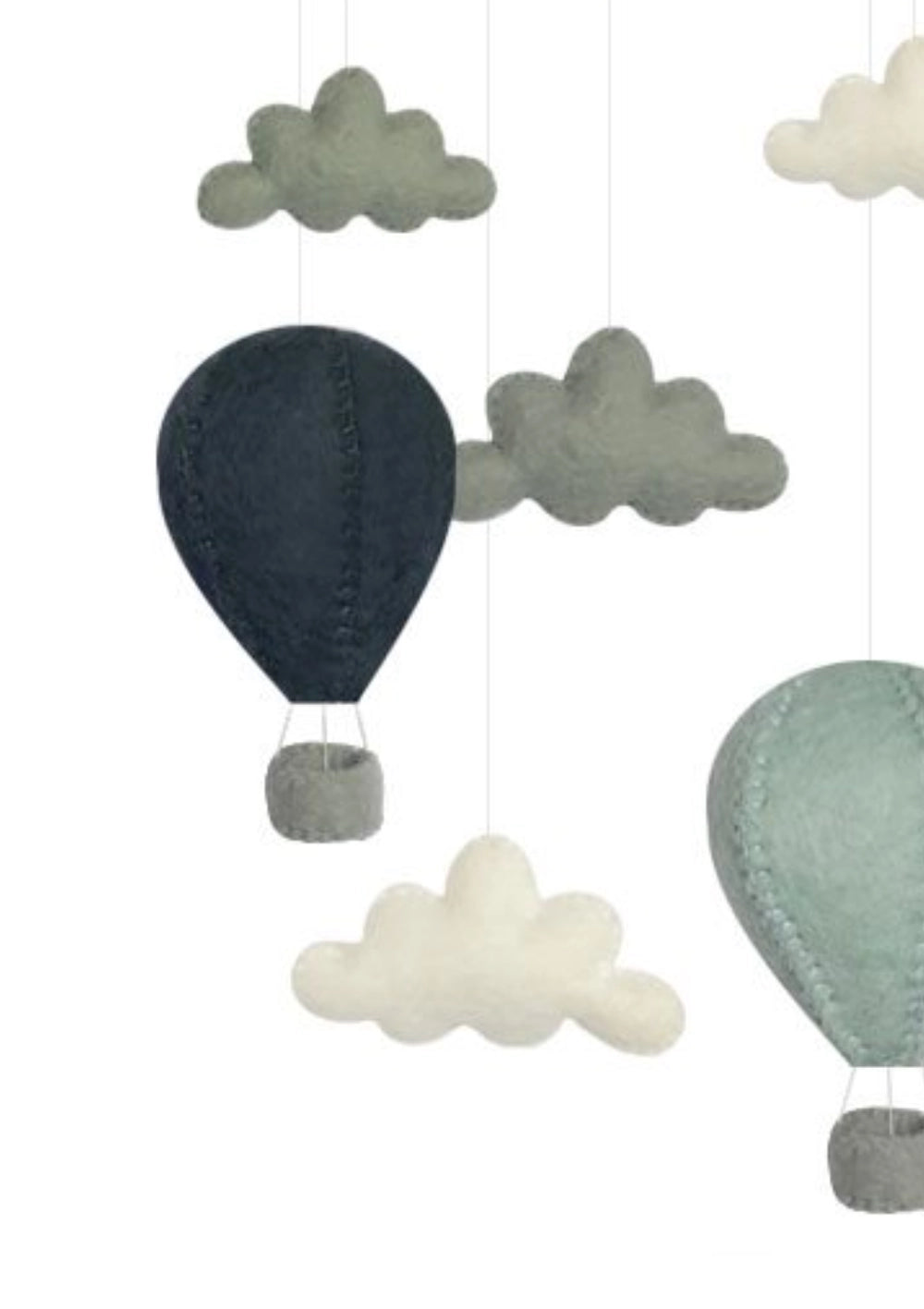 Gamcha Mobile 'Air Balloons/Pennants' Mix Blue
