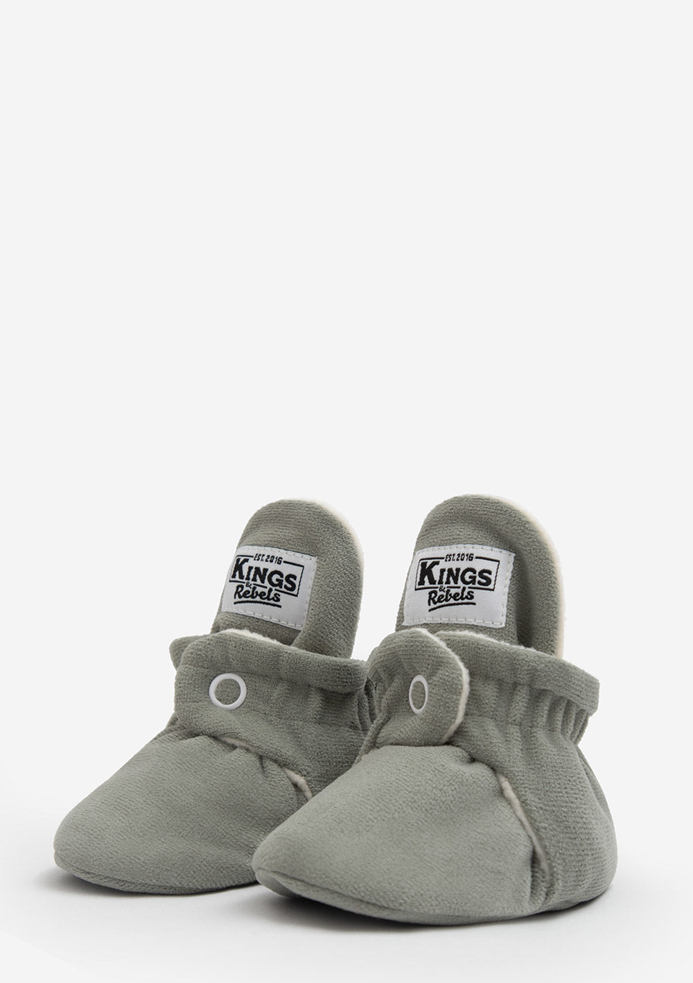 Kings&Rebels Baby Booties Gamuza Stone Newborn - 6 Monate