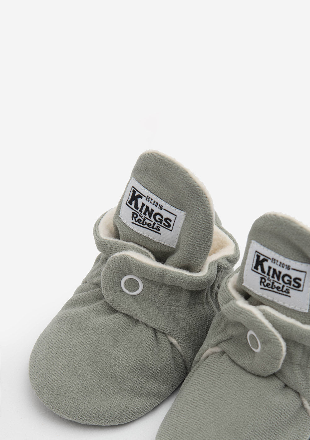 Kings&Rebels Baby Booties Gamuza Stone Newborn - 6 Monate