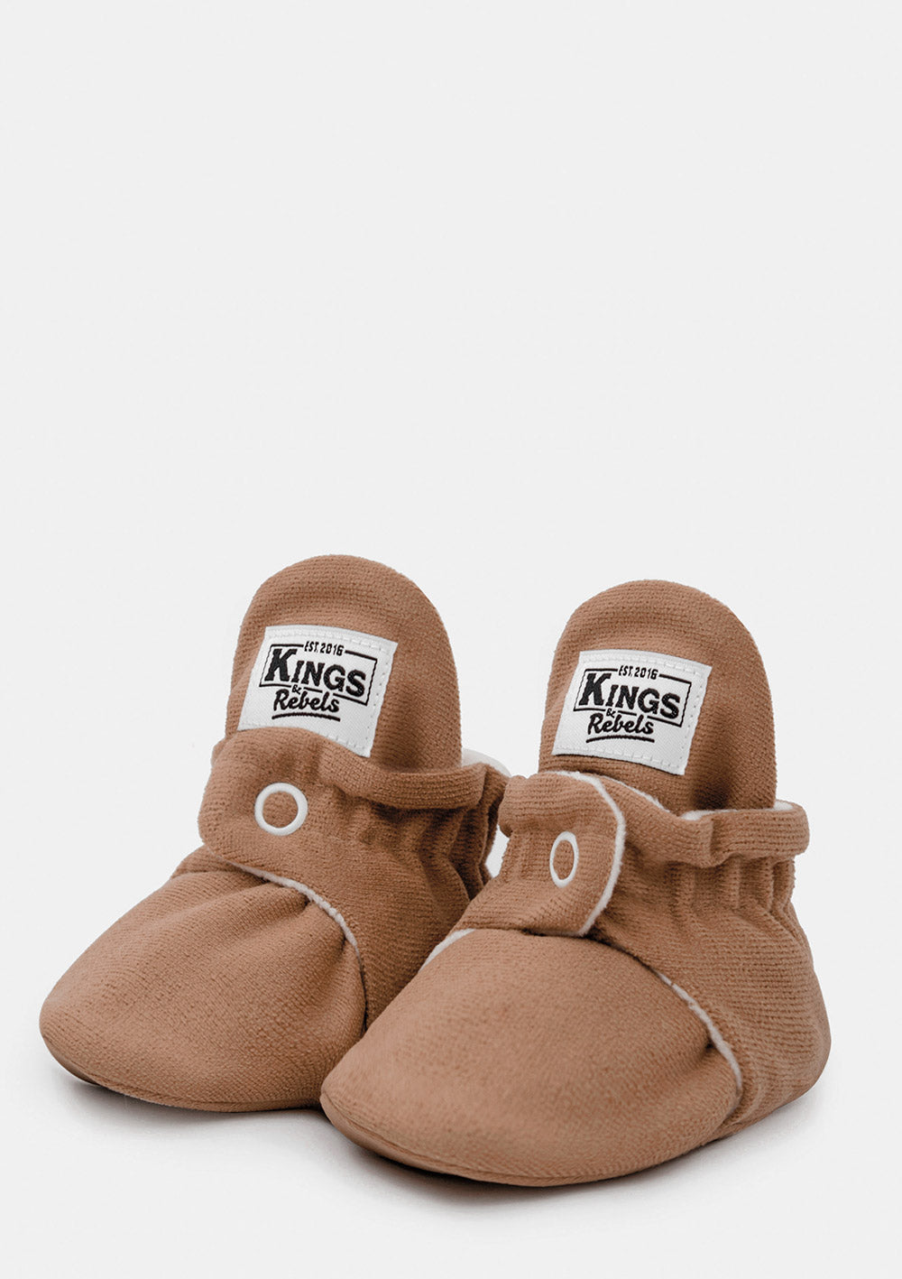 Kings&Rebels Baby Booties Gamuza Mocha Newborn - 6 Monate