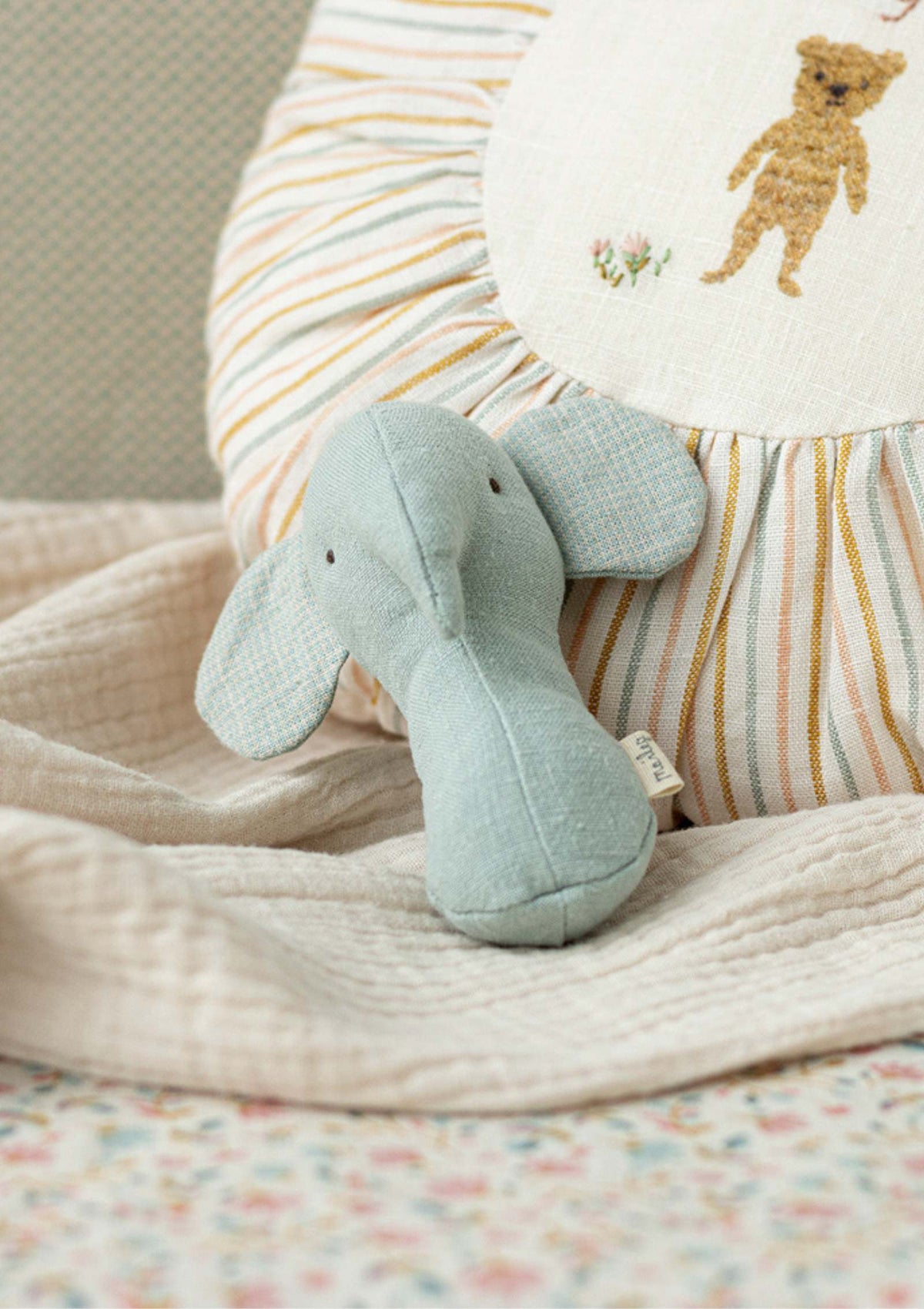 Maileg Rassel 'Lullaby Friends â Elefant' Hellblau