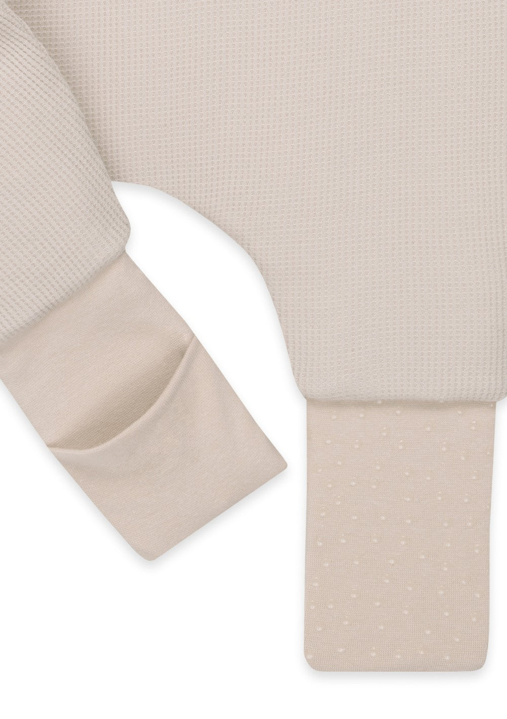 emma & noah Schlafsack mit Umschlag-Fuß 2,5 TOG Essential Beige