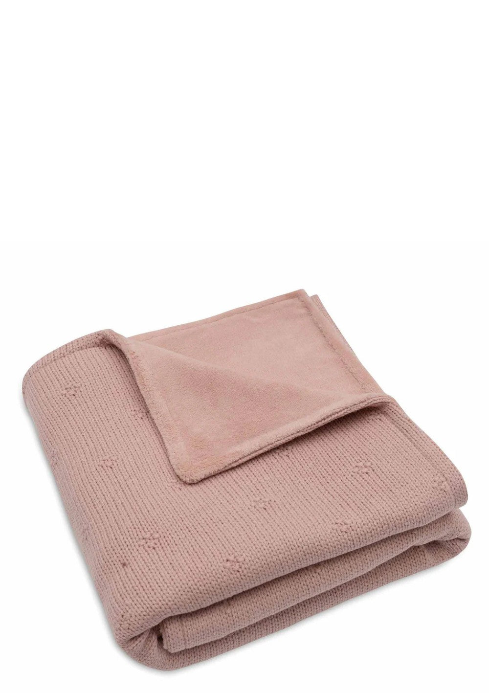 Jollein Decke 'Cosy Knit' Wild Rose / Velvet 100 x 75 cm