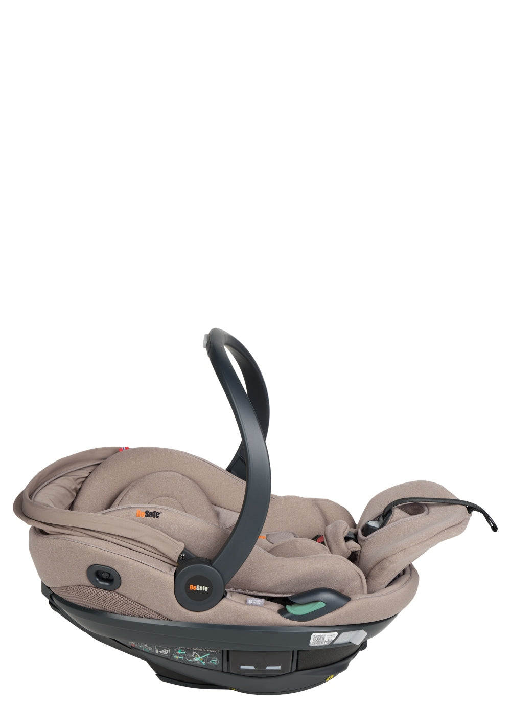 BeSafe Babyschale 'Go Beyond2' Dark Sand SoftBreeze