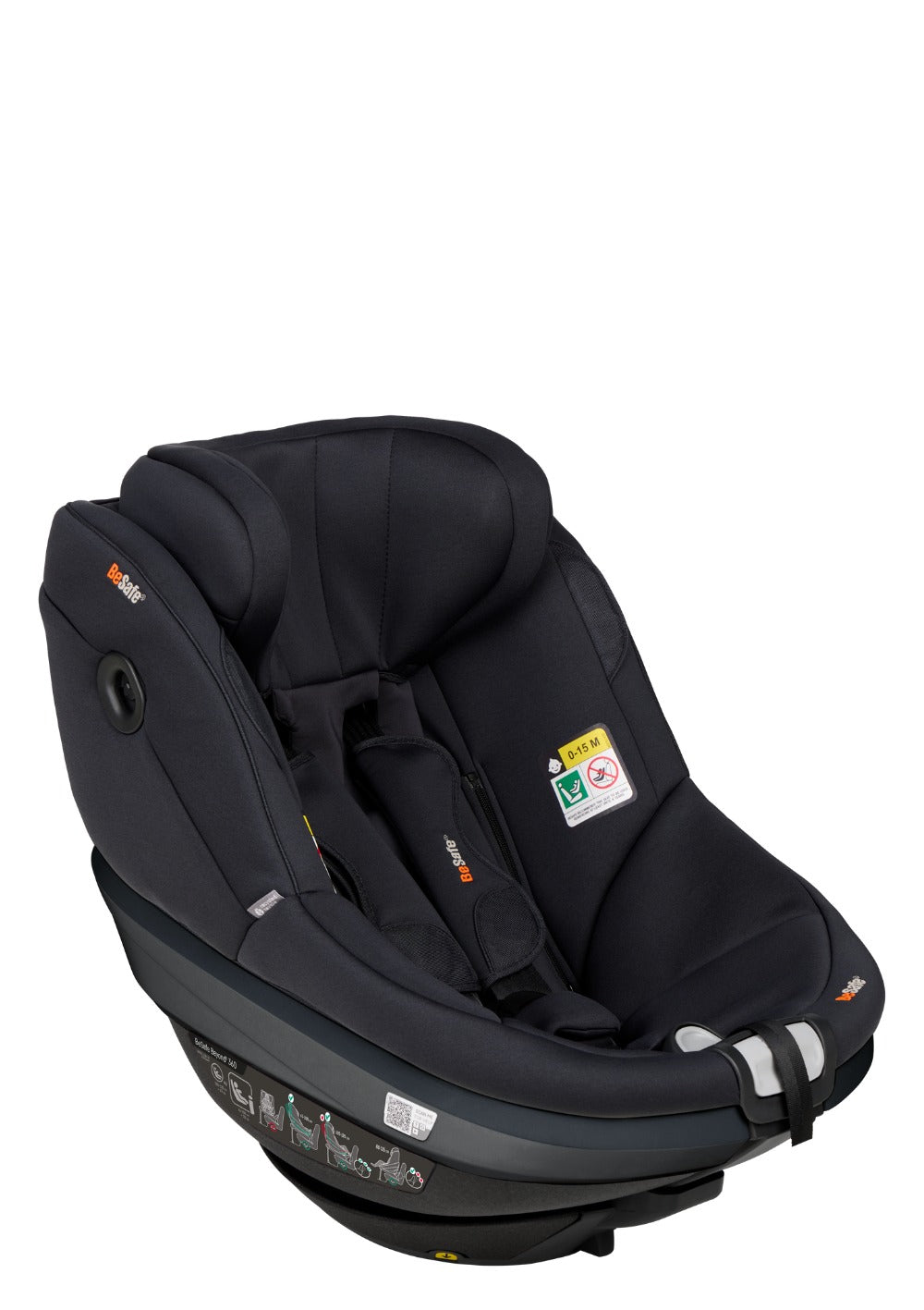 BeSafe Kindersitz 'Beyond2 360' Black SoftBreeze