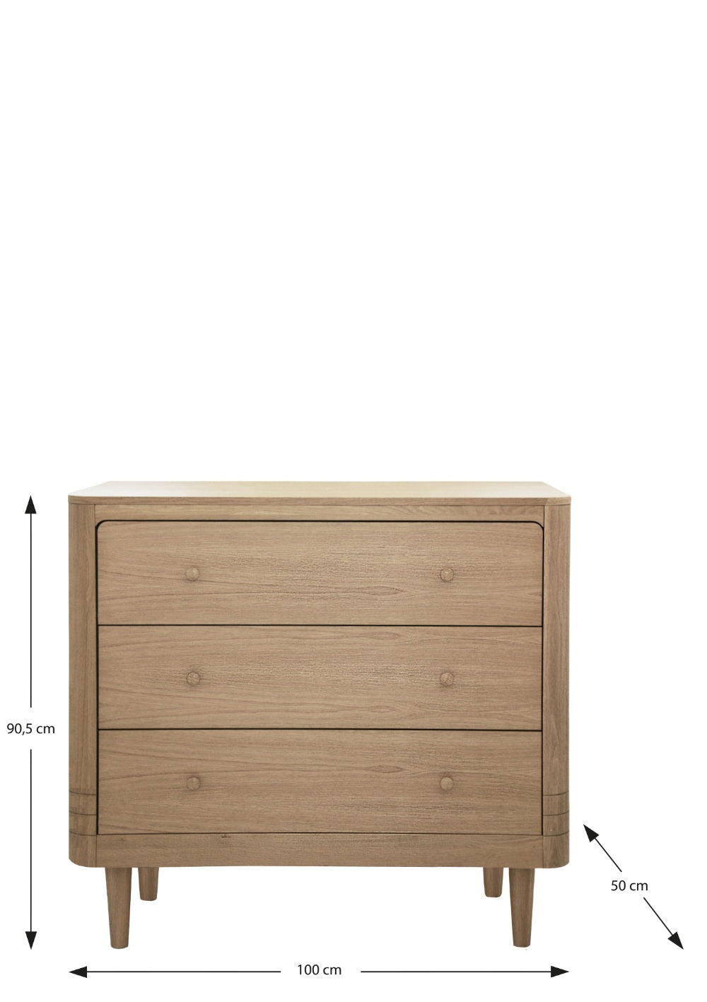 We Are Bitte Kommode 'Nature Dresser 2.0' Eiche