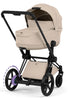 Kinderwagen-Set 'e-Priam Comfort' Cozy Beige / Matt Black Frame