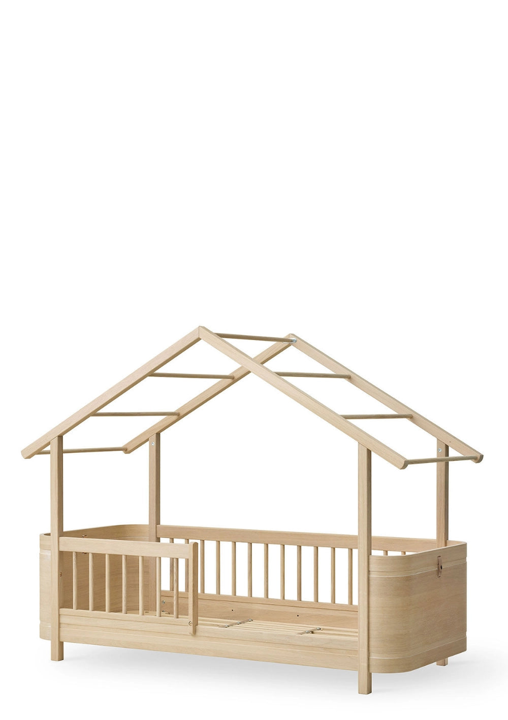 Oliver Furniture Hausbett 'Wood Mini+' Eiche 162 x 68 cm