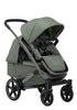 Geschwister-Kinderwagen-Set 'Geo5 Double' Sage Green
