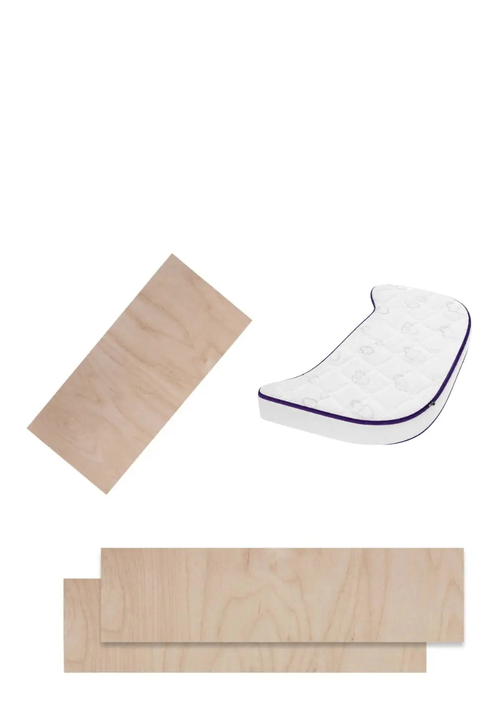 4-in-1 mitwachsendes Babybett 112-148 x 60 cm