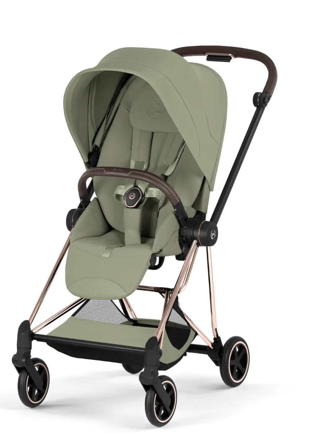 Cybex Kinderwagen-Set 'Mios' Sage Green / Roségold Frame