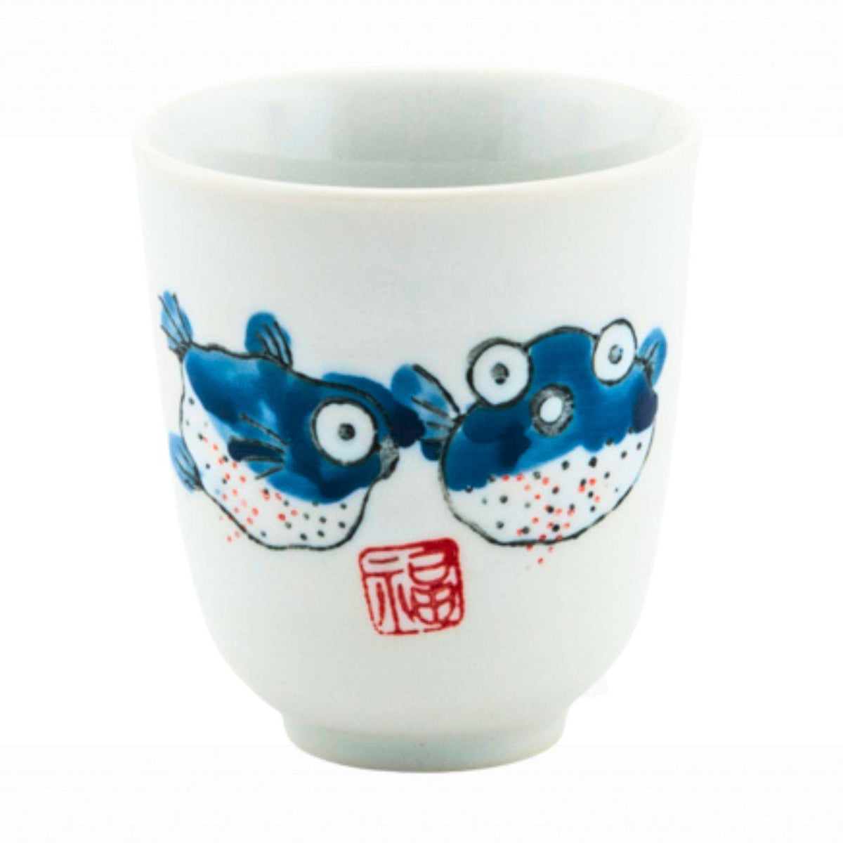 PUFFER FISH 3"H TEACUP 6OZ