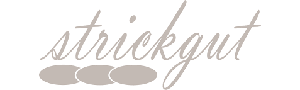 Logo Strickgut - verlinkt auf alle Produkte von strickgut