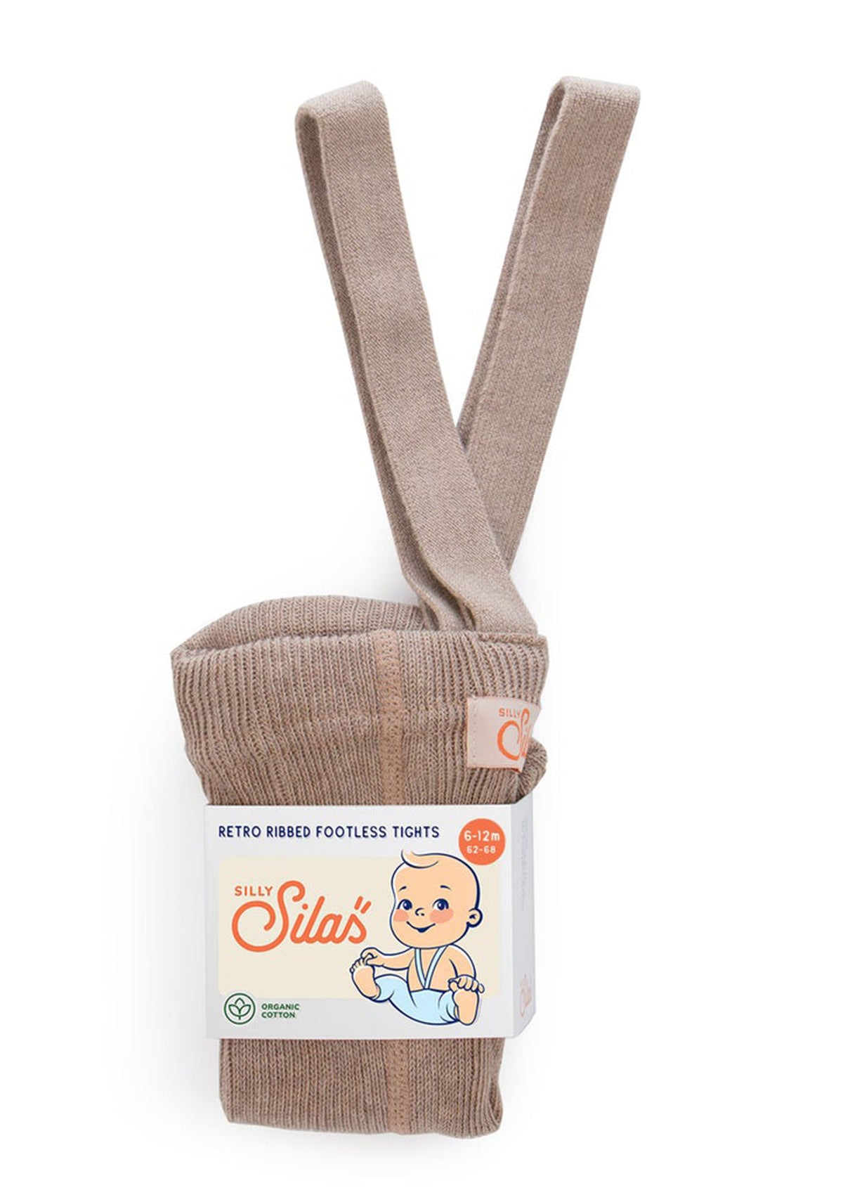 Strumpfhose mit Trägern ohne Fuß peanut blend