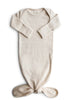 geknotetes Babykleid Beige mélange