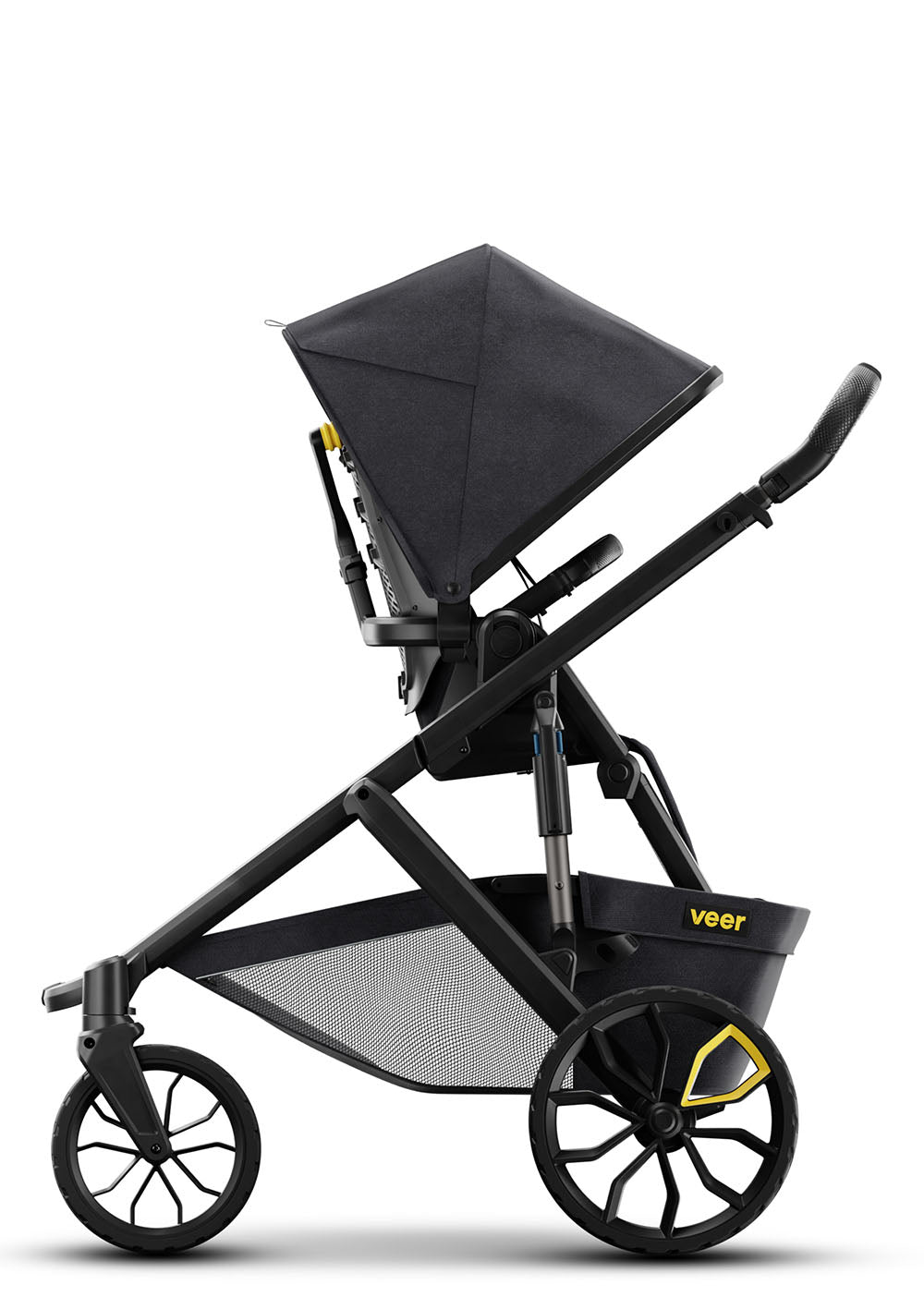 veer Switchback Kinderwagen Starter-Set dunkelgrau / schwarz