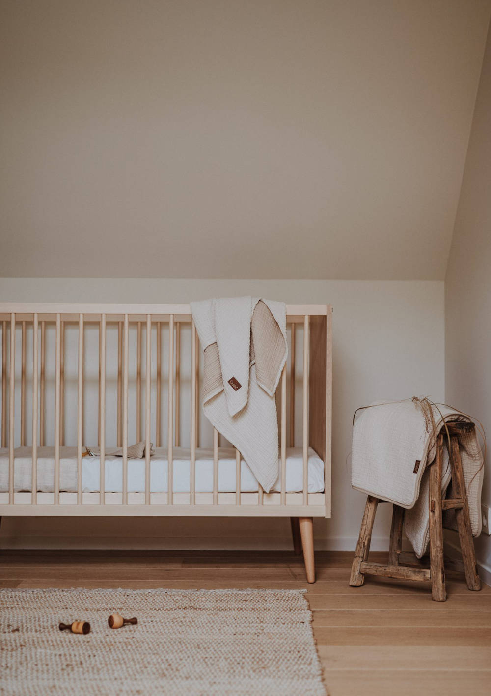 Babybett 'Cocoon' 120x60 cm Natural Oak