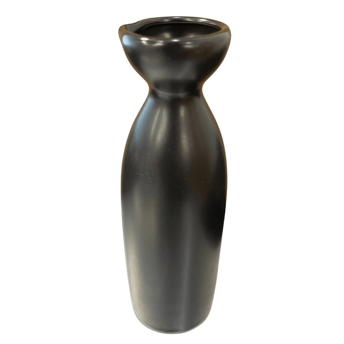 7" SAKE BOTTLE BLACK 8OZ