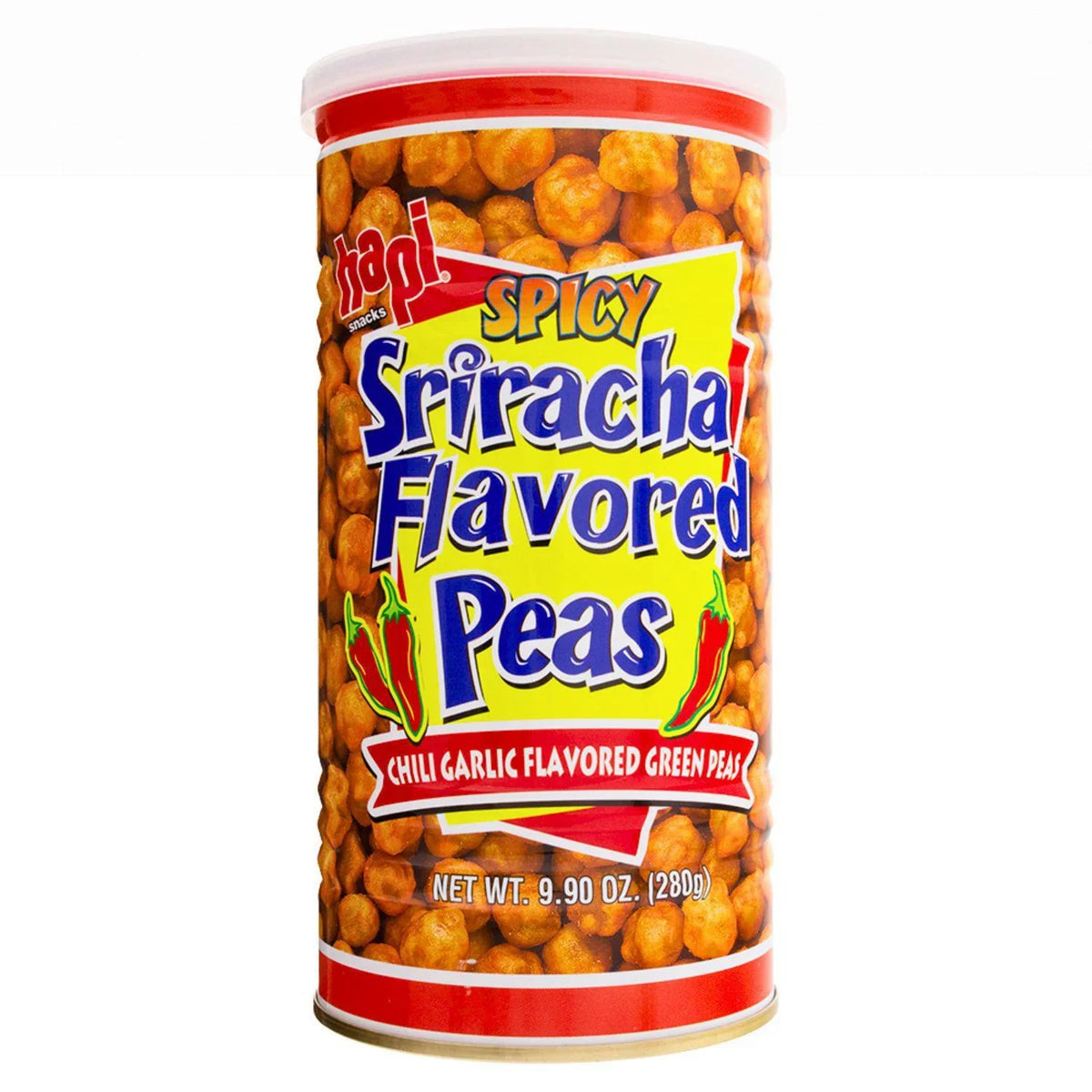 EXPIRING ON 11/24/2026 HAPI SRIRACHA CHILI GREEN PEA CAN 9.90 OZ/280G