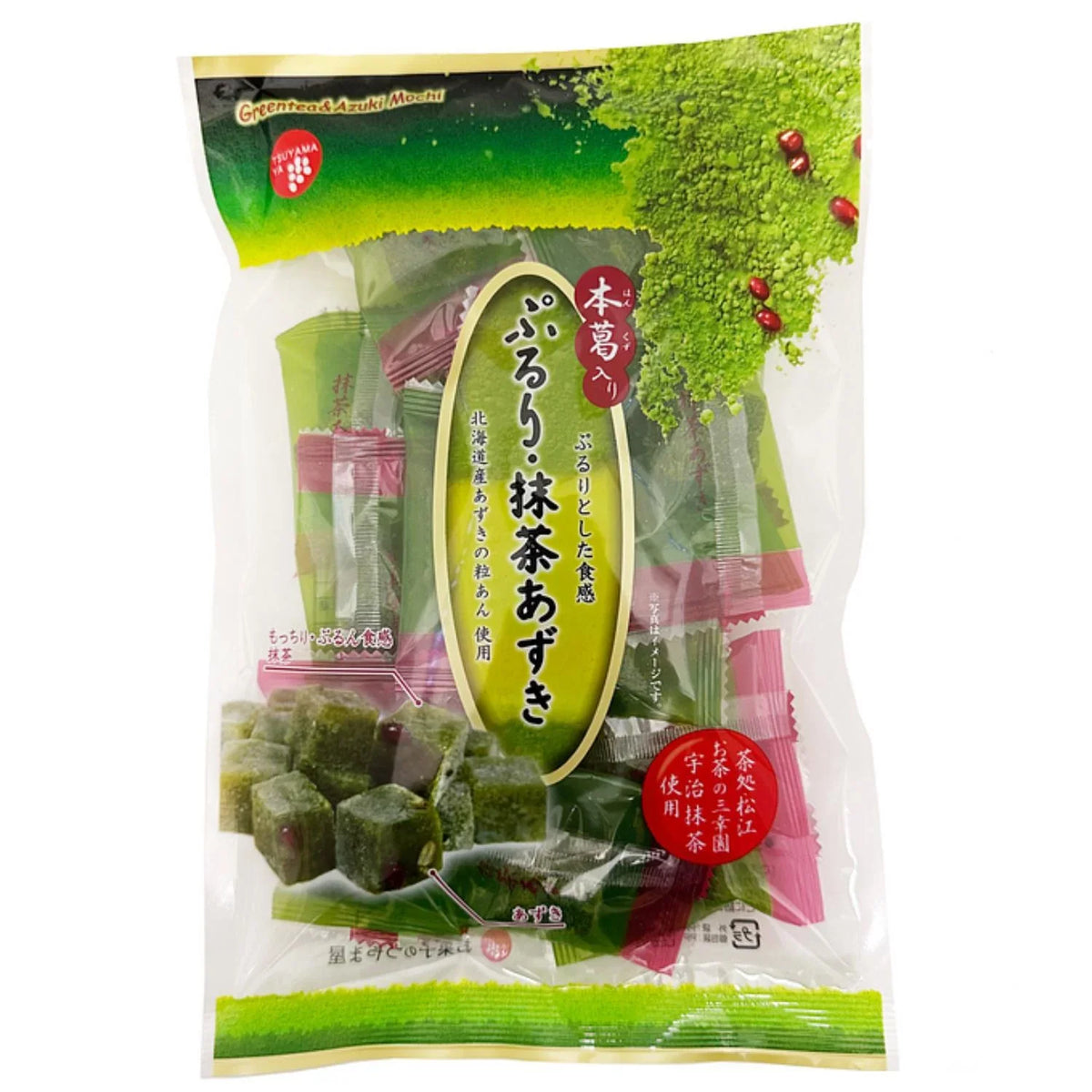 TSUYAMA PURURI MATCHA & RED BEAN 6OZ/171G