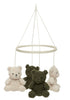 Baby Mobile 'Teddy Bear' Leaf Green