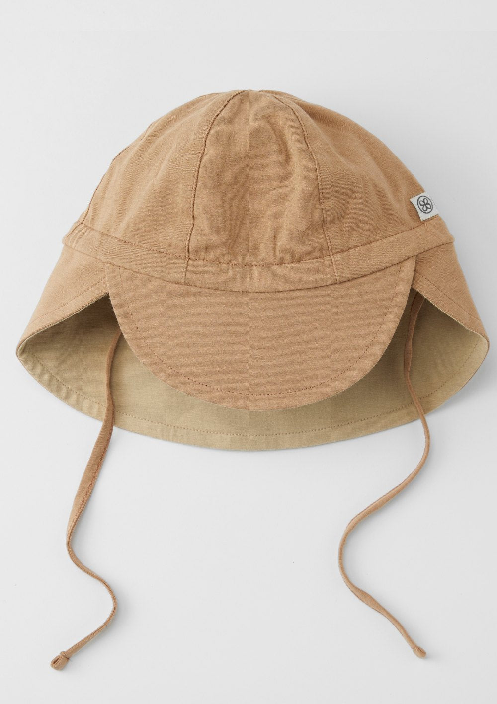 Cloby Wendbarer Sonnenhut UPF 50+ Peanut Brown/Sandy Beach