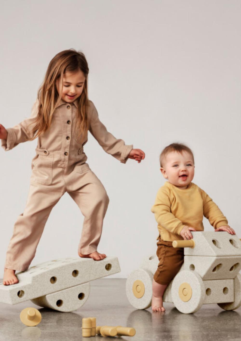 MODU Dreamer-Set, 34-teilig Sand Grey / Honey Yellow