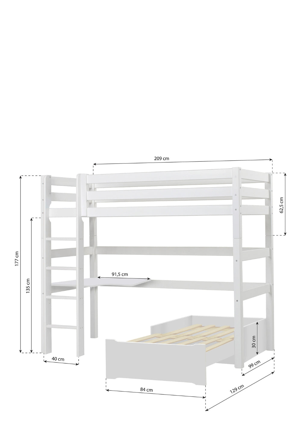 Hoppekids ECO Luxury MEGA-Bett