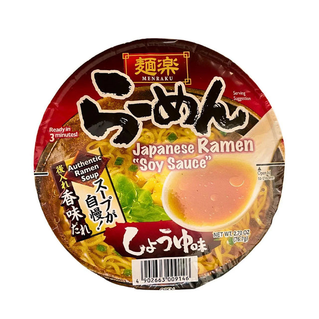 MENRAKU JAPANESE RAMEN SHOYU SOY SAUCE 2.70OZ/76.7G - GOHAN Market