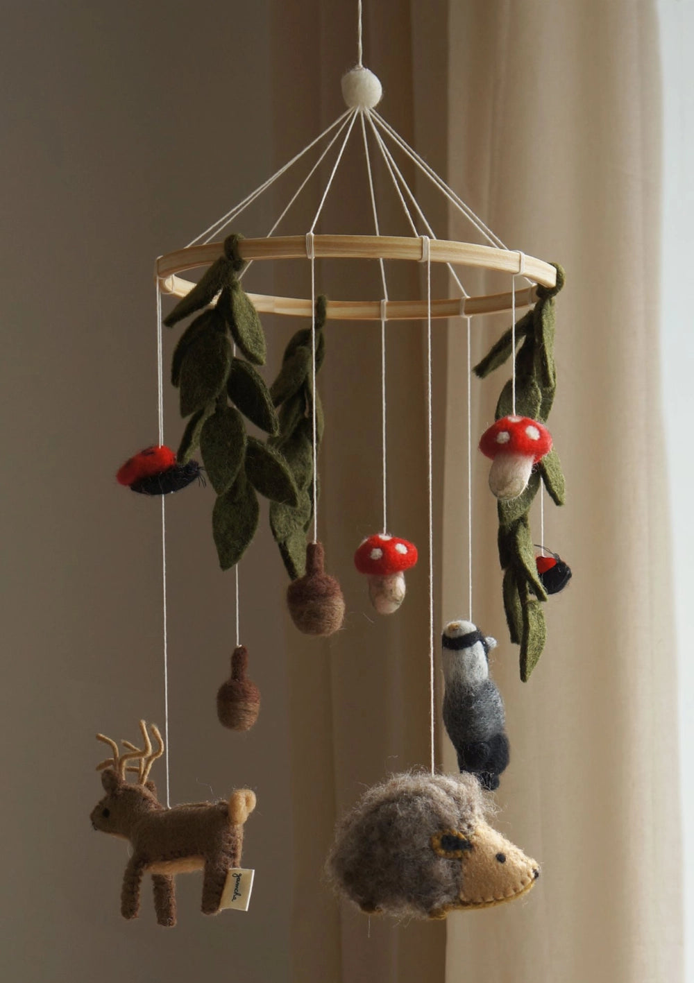 Gamcha Mobile 'Woodland w Mushroom/Ladybug'