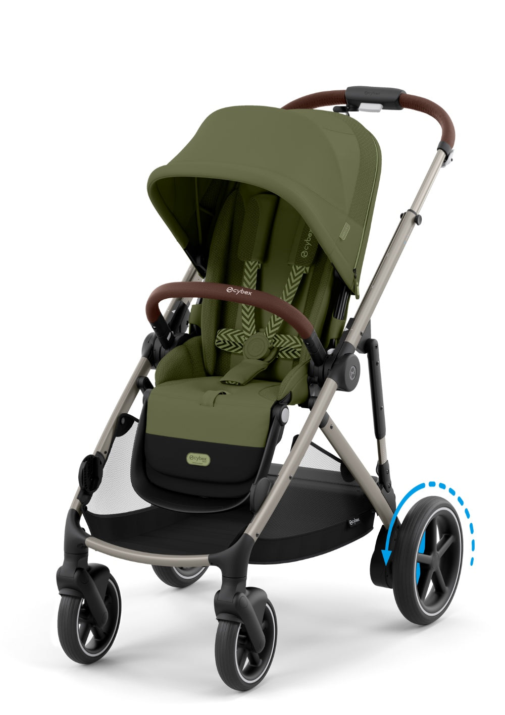 Cybex Gold Kinderwagen 'e-Gazelle S' Moss Green