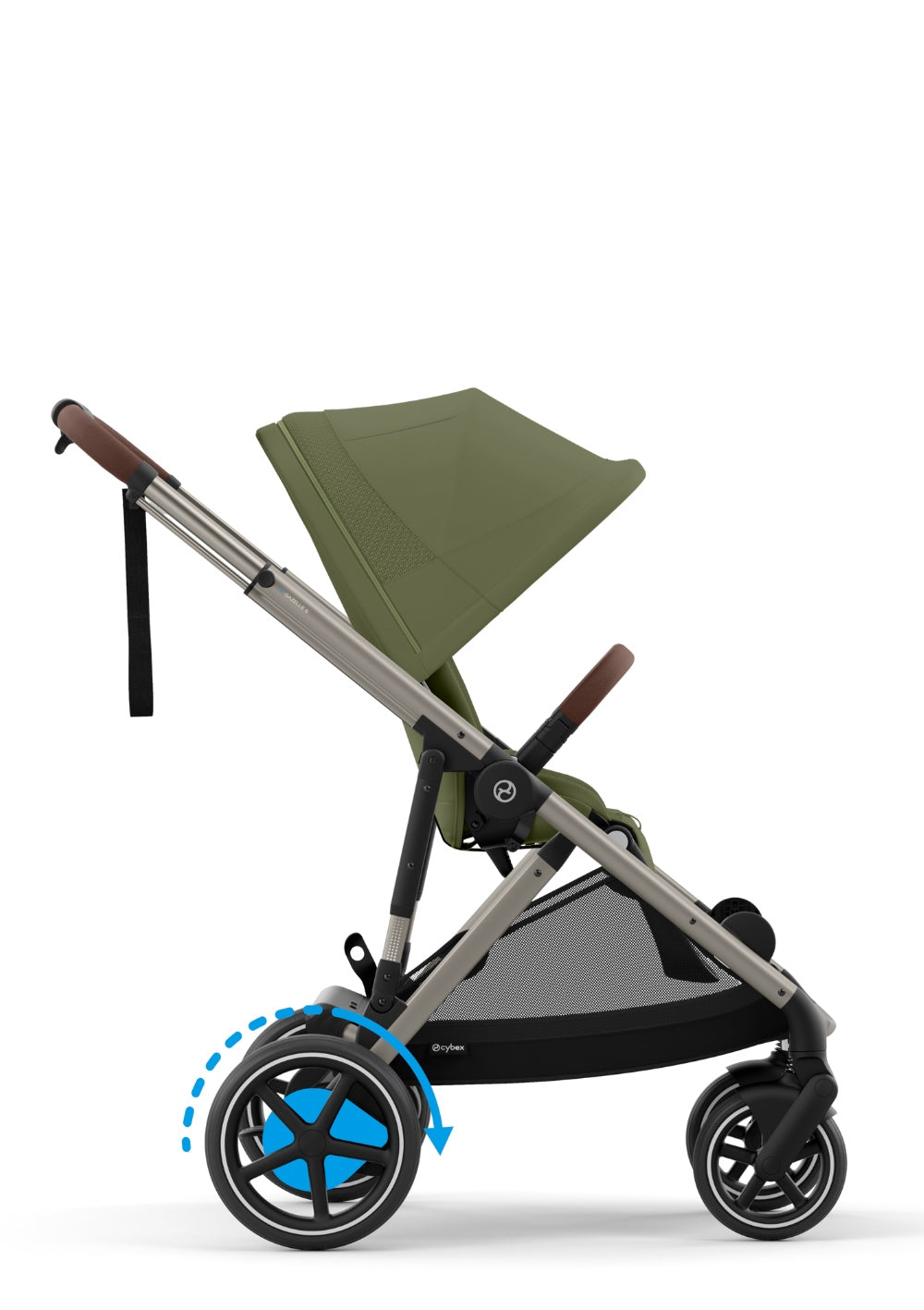 Cybex Gold Kinderwagen 'e-Gazelle S' Moss Green