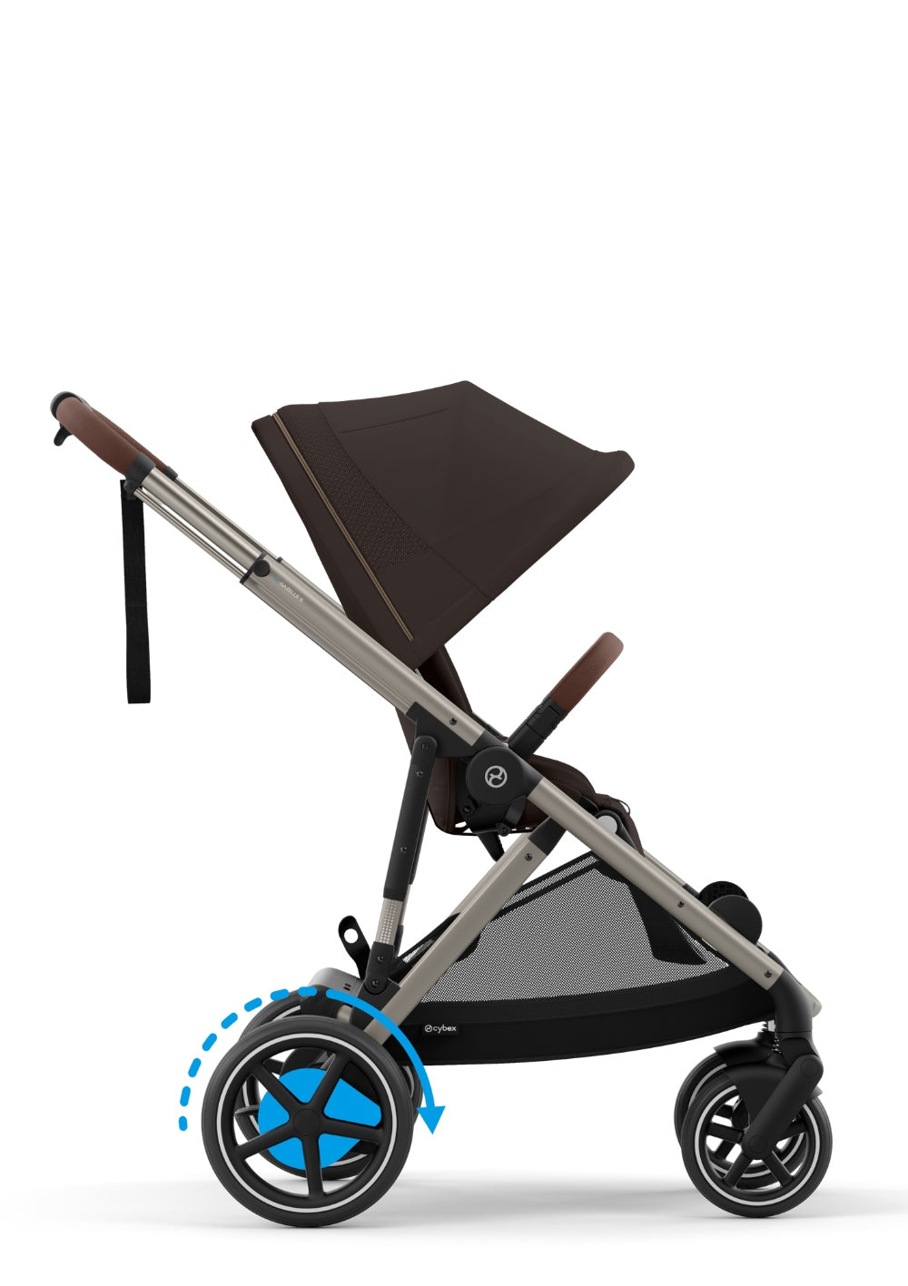 Cybex Gold Kinderwagen 'e-Gazelle S' Chocolate Brown
