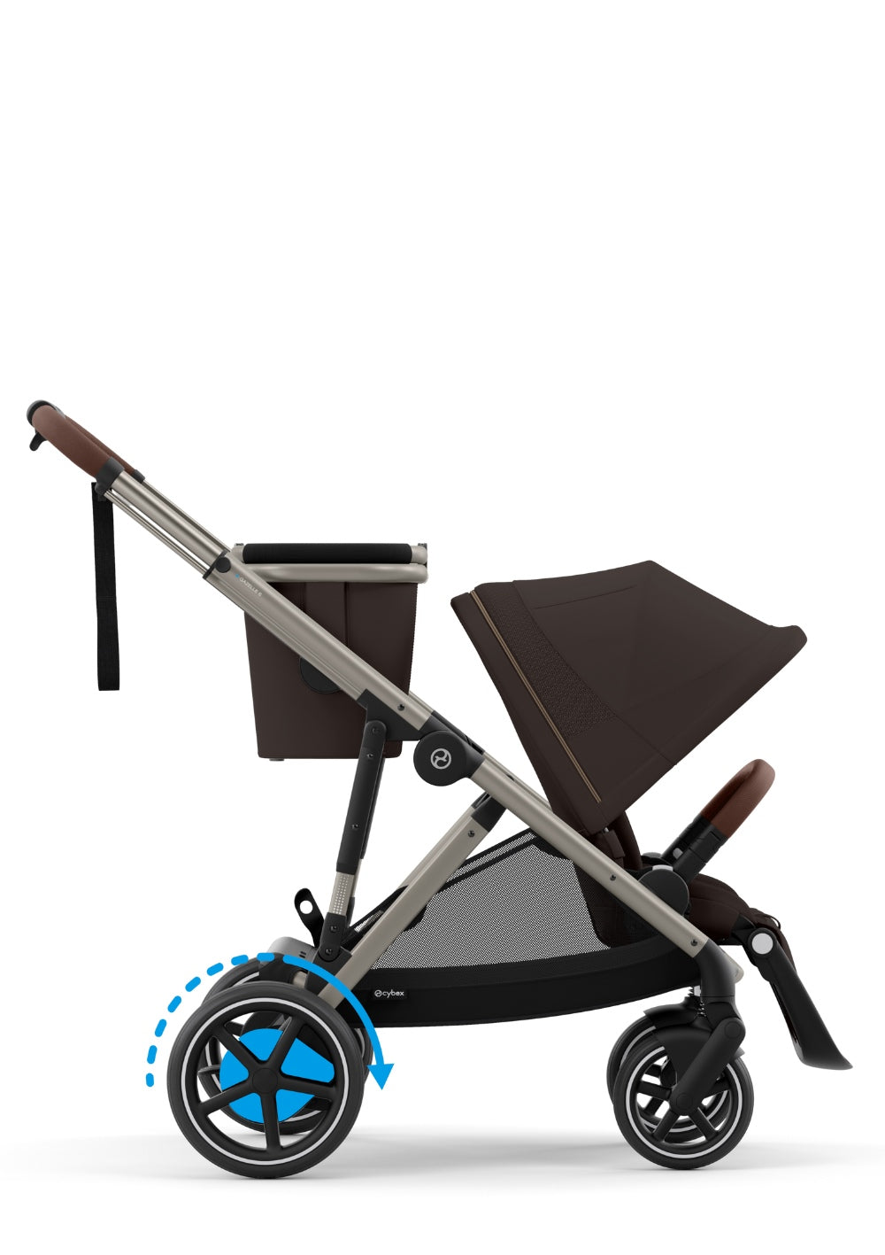 Cybex Gold Kinderwagen 'e-Gazelle S' Chocolate Brown